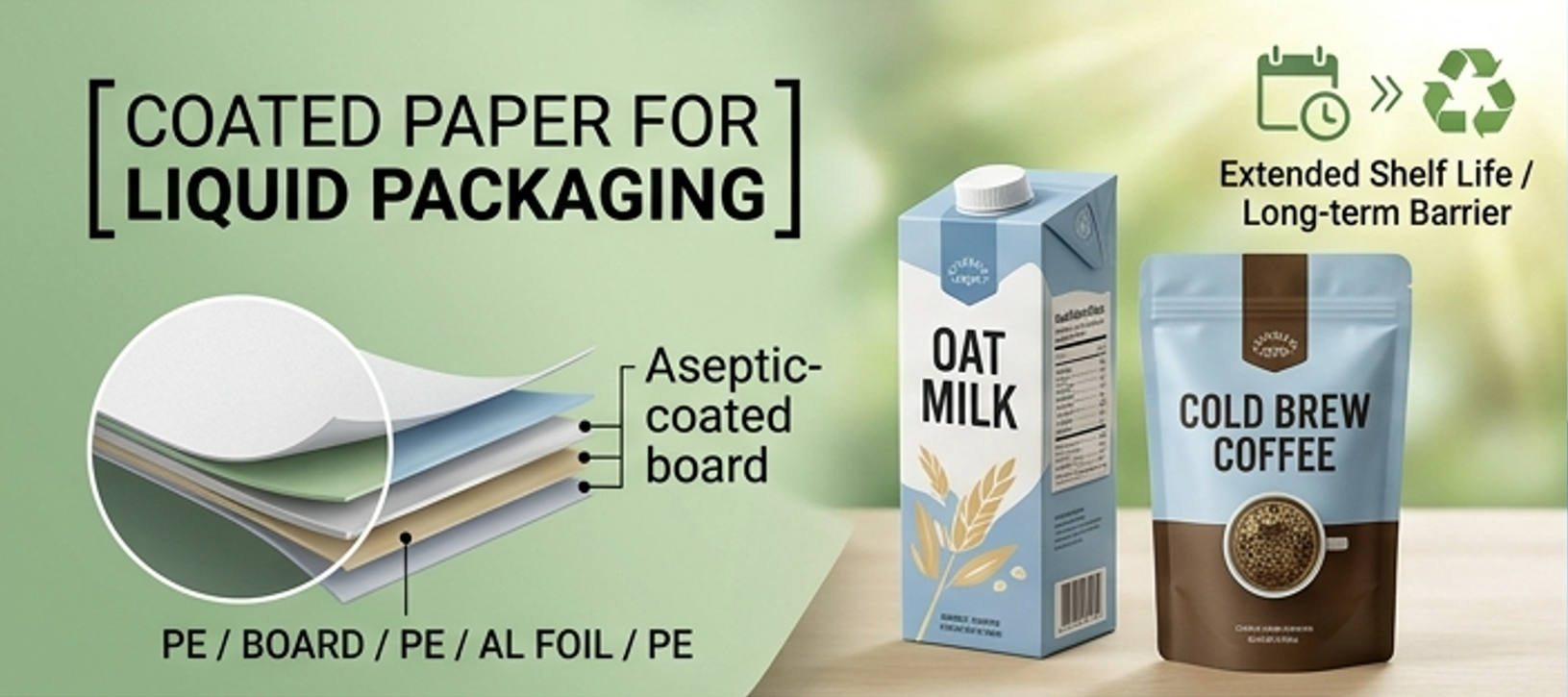 coated paper packages